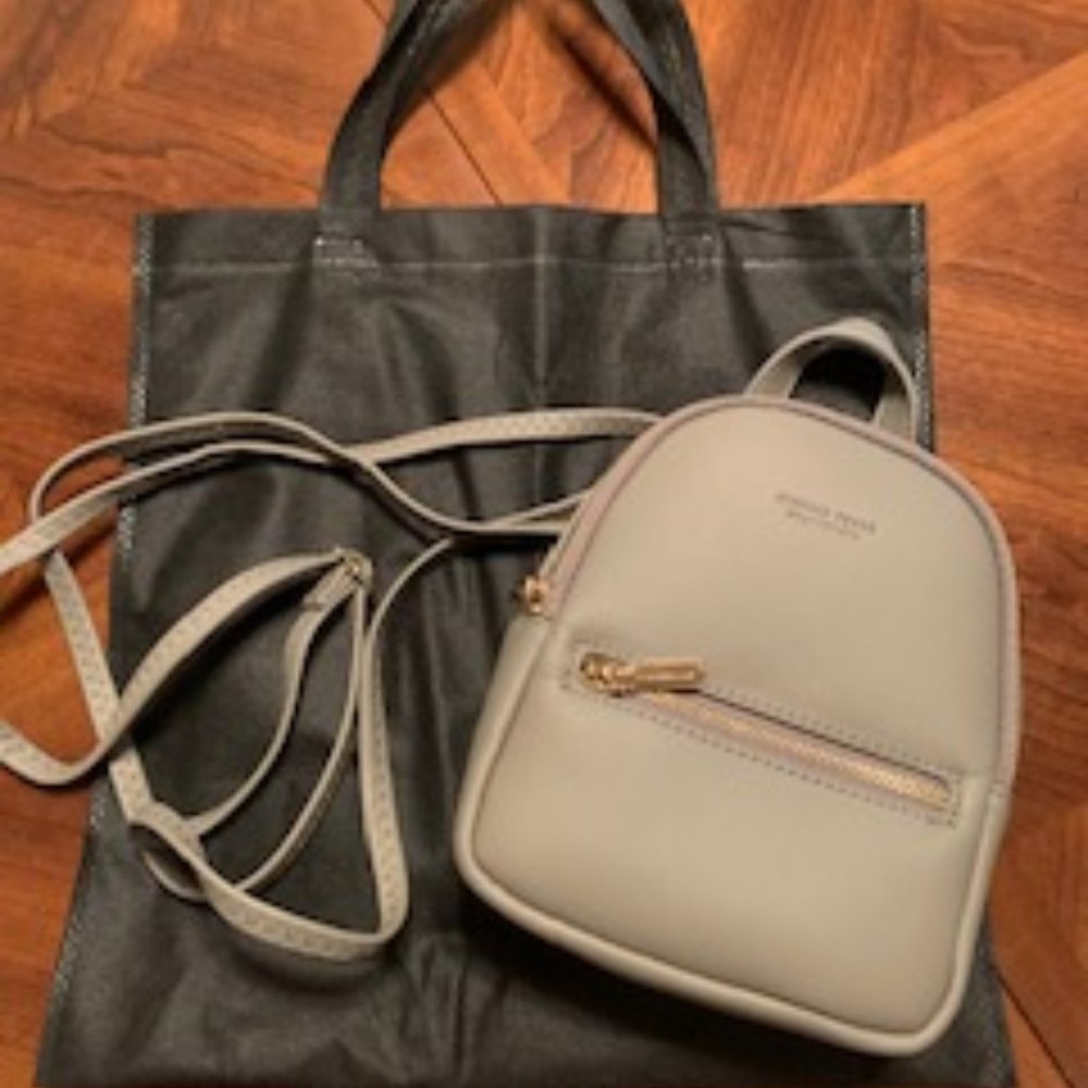 Small backpack purse - grey - by Forever Young